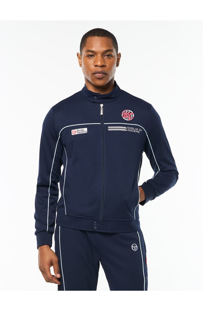 Sergio Tacchini Macchina Track Jacket, Main, color, Maritime Blue