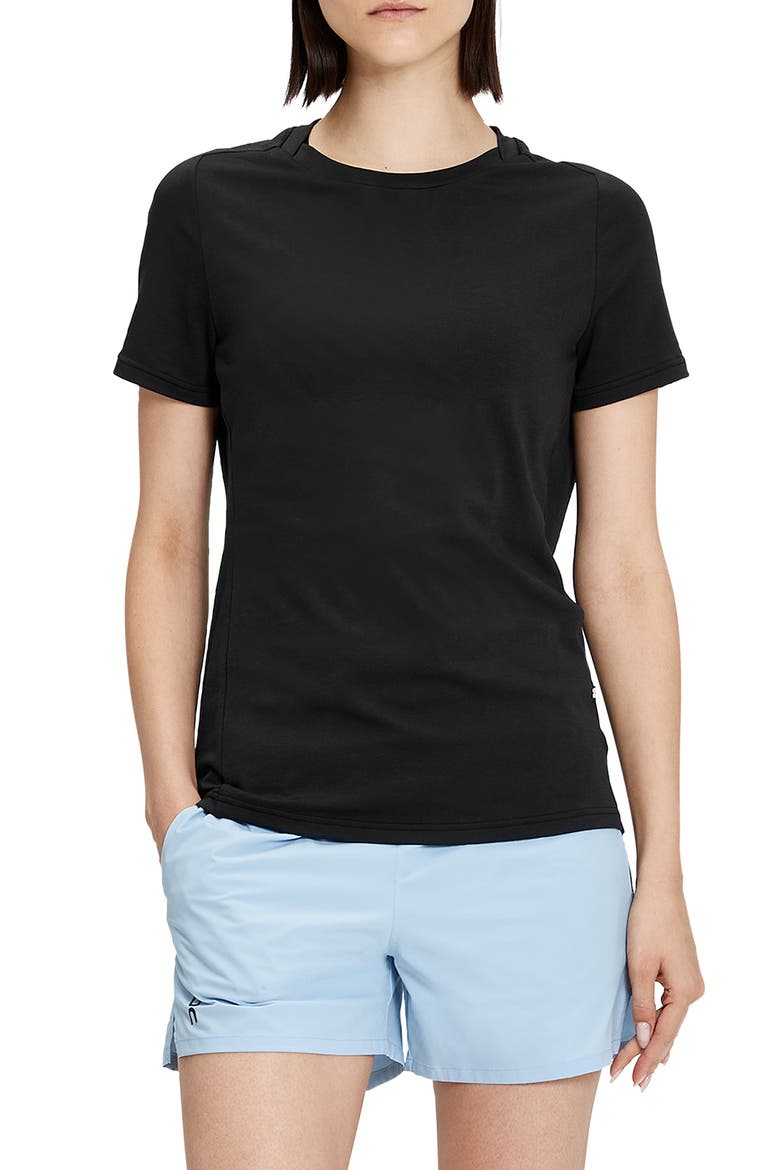 Focus-T Performance T-Shirt, Main, color, BLACK