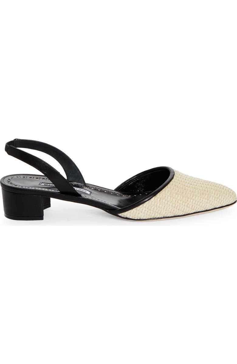 Manolo Blahnik Raffro Slingback Pump, Alternate, color,