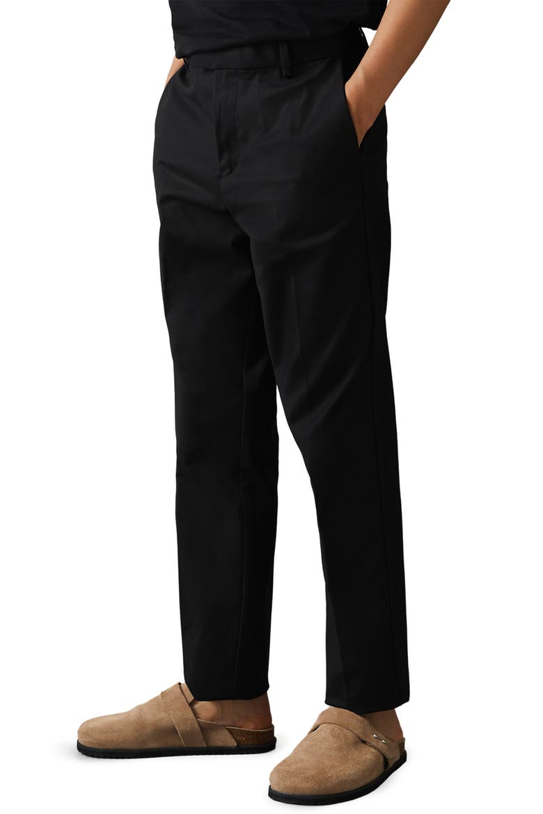 Kids' Eastbury Tapered Stretch Chinos, Alternate, color, BLACK
