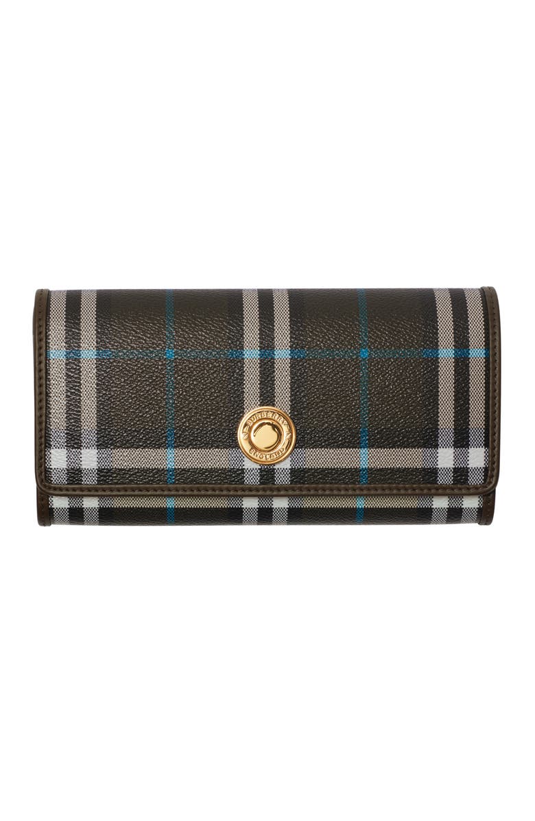 Burberry Check Continental Wallet, Main, color,