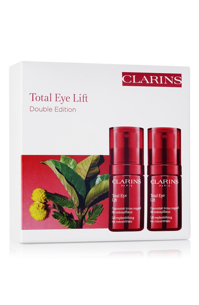 Clarins Total Eye Lift Double Edition Anti-Aging Skincare Set $180 Value, Alternate, color,