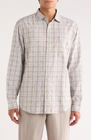 Tommy Bahama Mountain Mist Plaid Button-Up Shirt