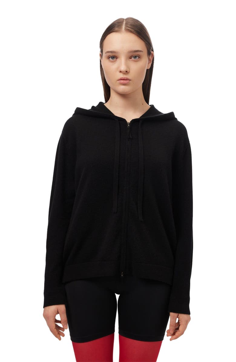 Gobi Cashmere Cashmere Zip Up Hoodie, Alternate, color, 