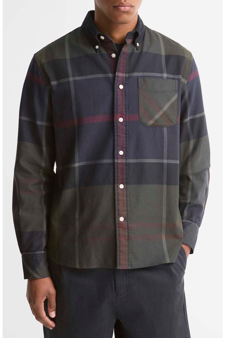 Authentic Dunoon Tartan Shirt, Main, color, SHADOW CLASSIC