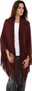 Monticelli Cashmere Pure Cashmere Fringe Wrap