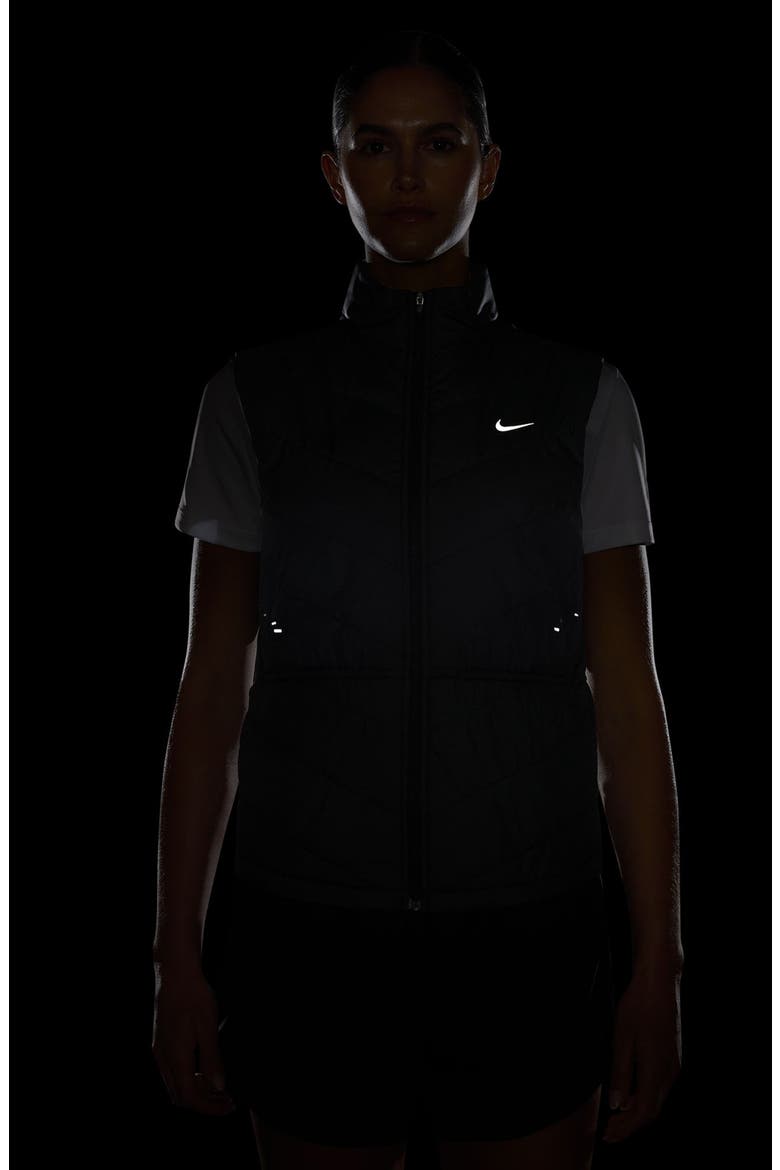 Swift Therma-FIT Running Vest, Alternate, color, 010 BLACK/REFSIL