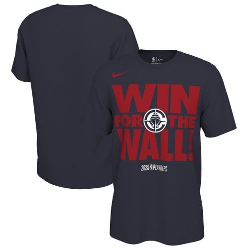 Nike Unisex  Navy La Clippers 2025 Nba Playoffs On-court Mantra T-shirt In Blue