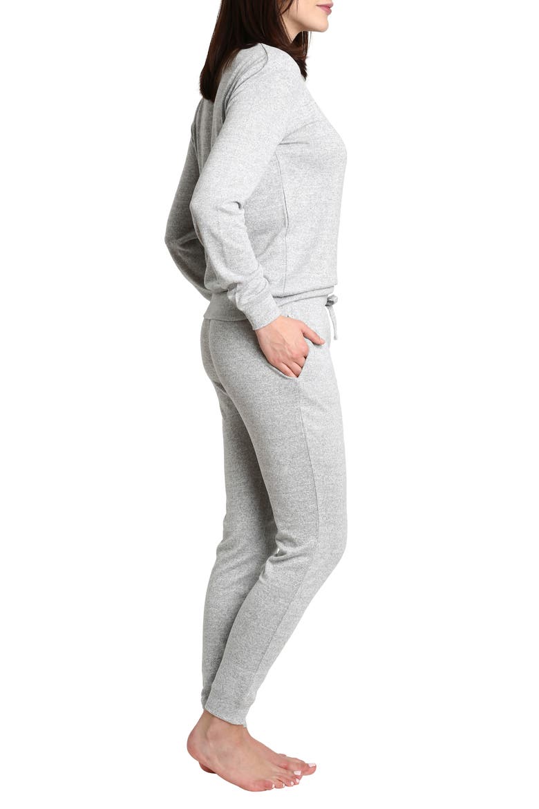 Long Pajamas, Alternate, color, GREY