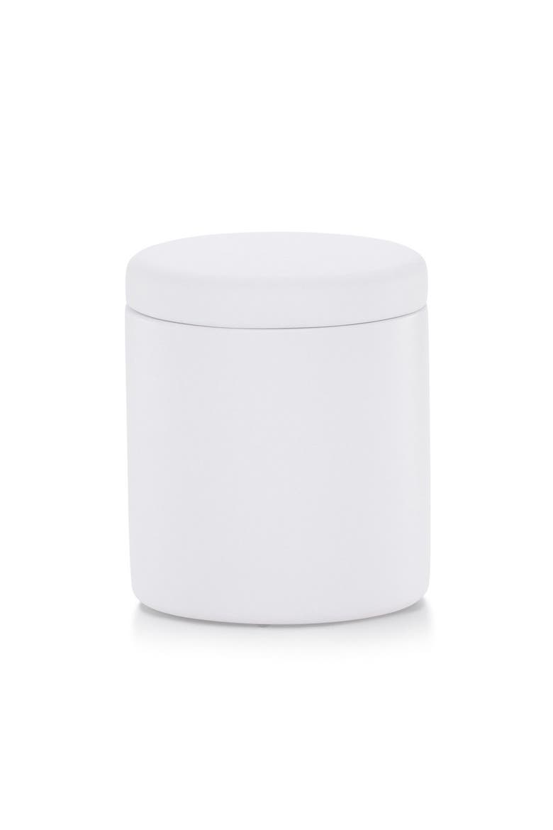 Domus White Matte Canister, Main, color, WHITE