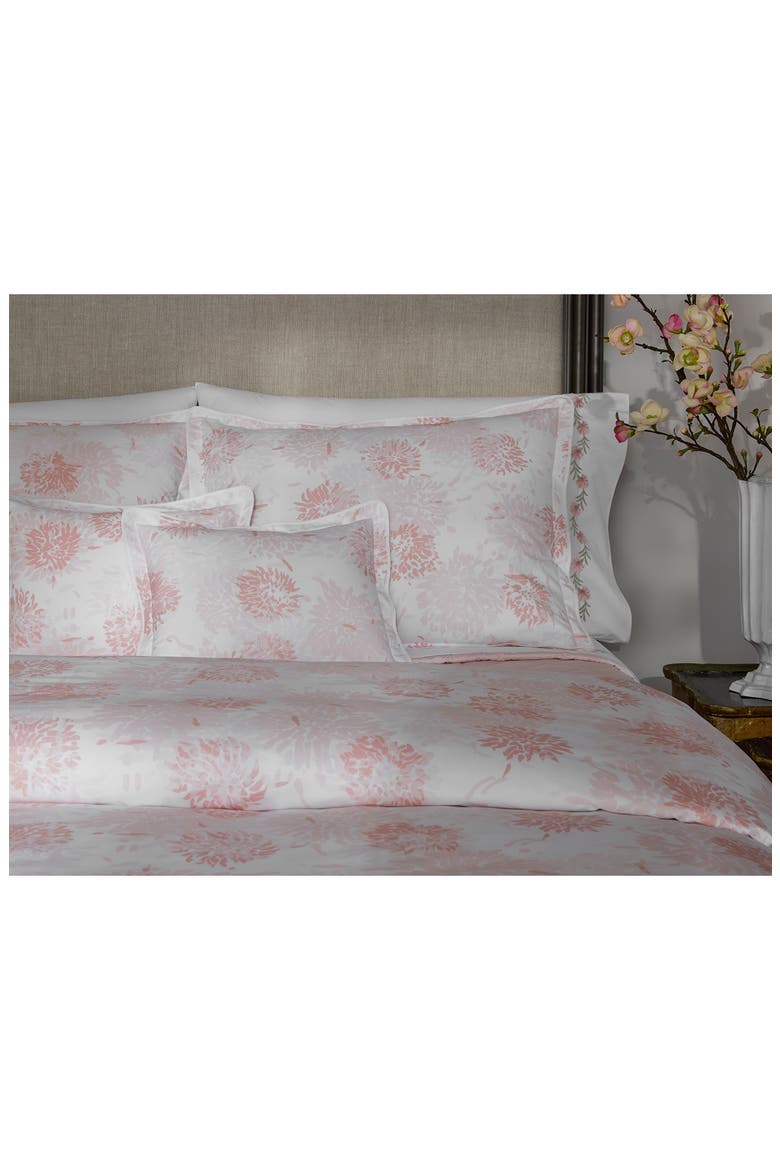 Chrysanthemum Duvet Cover, Alternate, color, BLUSH