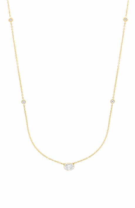 EFFY Lab-Grown Diamond Station Necklace