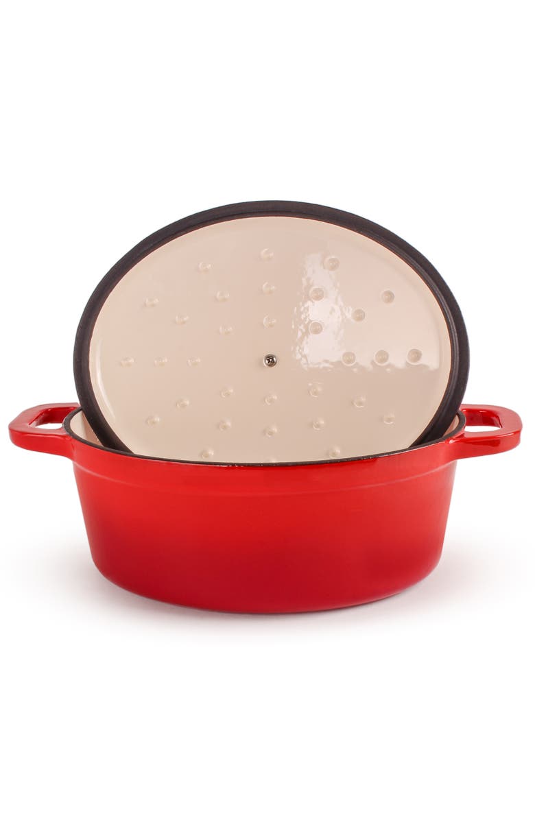 BergHOFF Neo 5-Piece Assorted Cast Iron Set, Alternate, color, Red/Brown