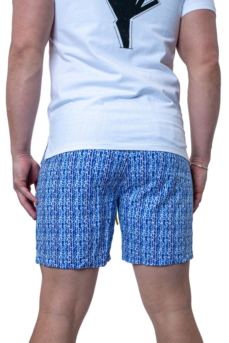 Swim Lion Bluedot Swim Trunks, Alternate, color, BLUE