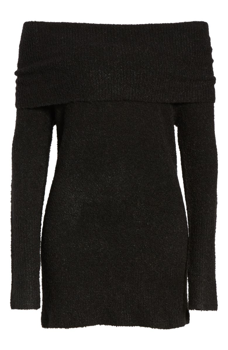 Trouvé Off the Shoulder Tunic, Main, color,