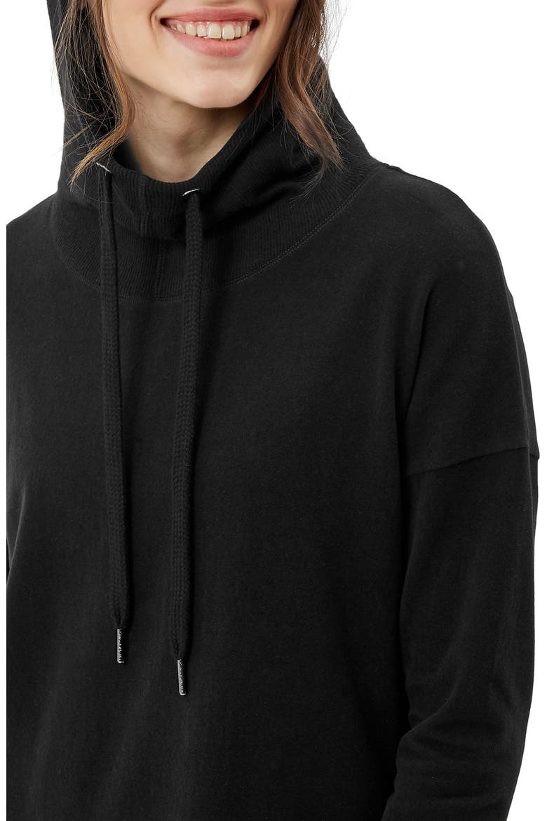Invigorate Luxe Hoodie, Alternate, color, BLACK