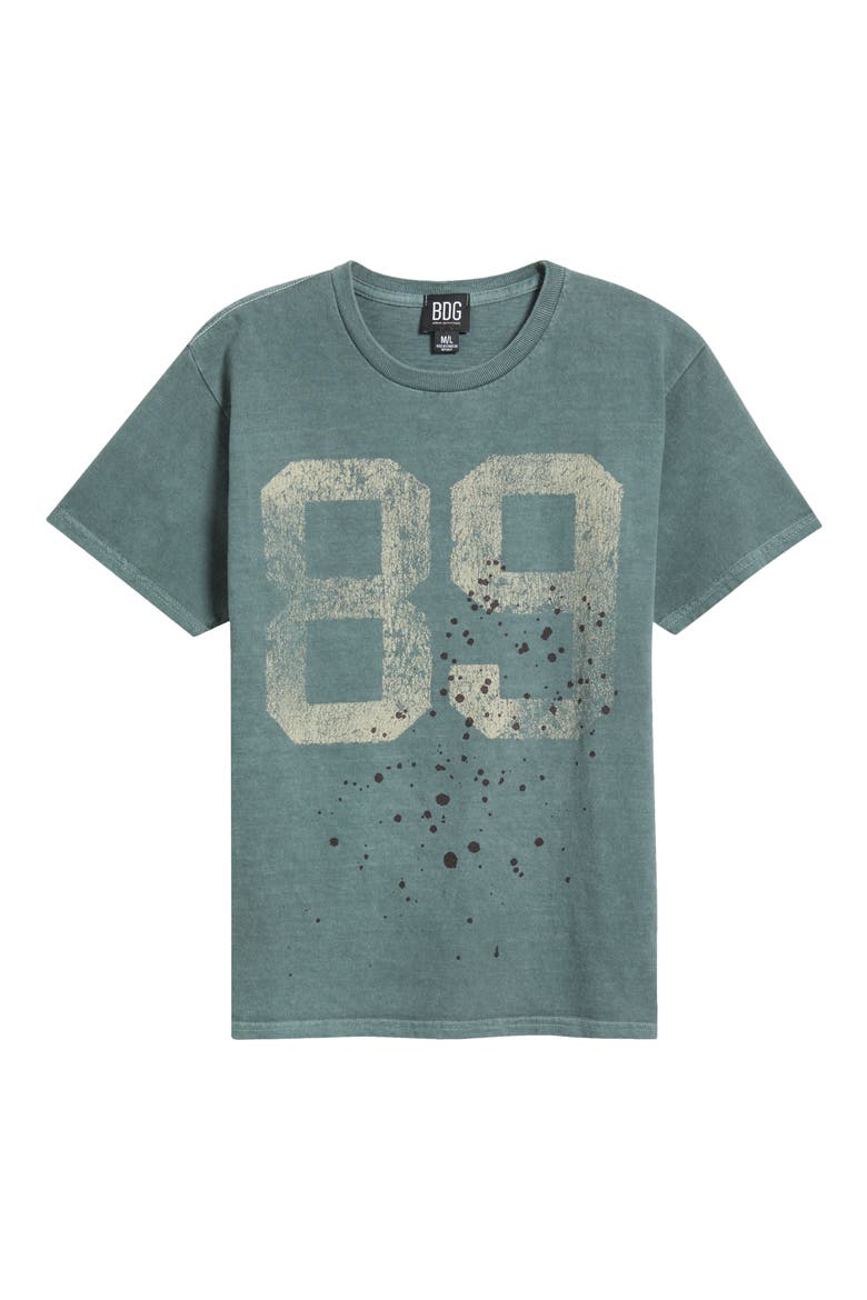 89 Paint Splat Graphic T-Shirt, Main, color, TURQUOISE