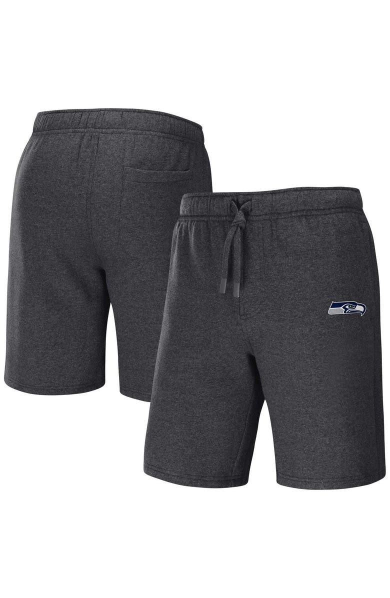 NFL X DARIUS RUCKER Men's NFL x Darius Rucker Collection by Fanatics Heather Charcoal Seattle Seahawks Logo Shorts, Main, color, Heather Charcoal