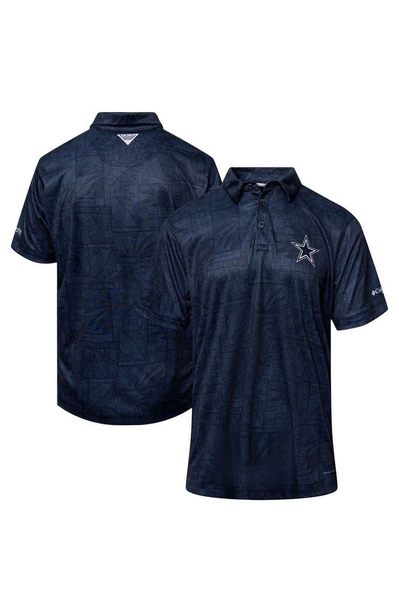 Columbia Men's Columbia  Navy Dallas Cowboys Super Terminal Tackle Polo, Main, color, Navy