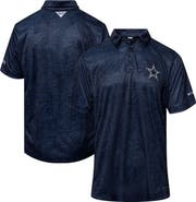 Columbia Men's Columbia Navy Dallas Cowboys Super Terminal Tackle Polo