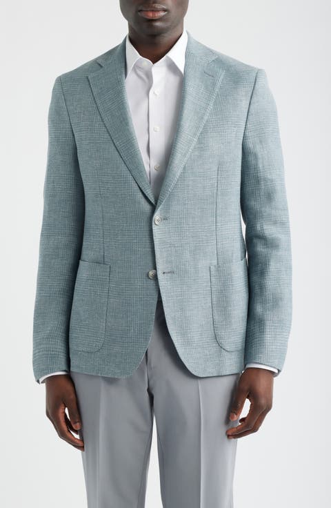 Relaxed Fit Icon Stretch Linen, Wool & Silk Sport Coat