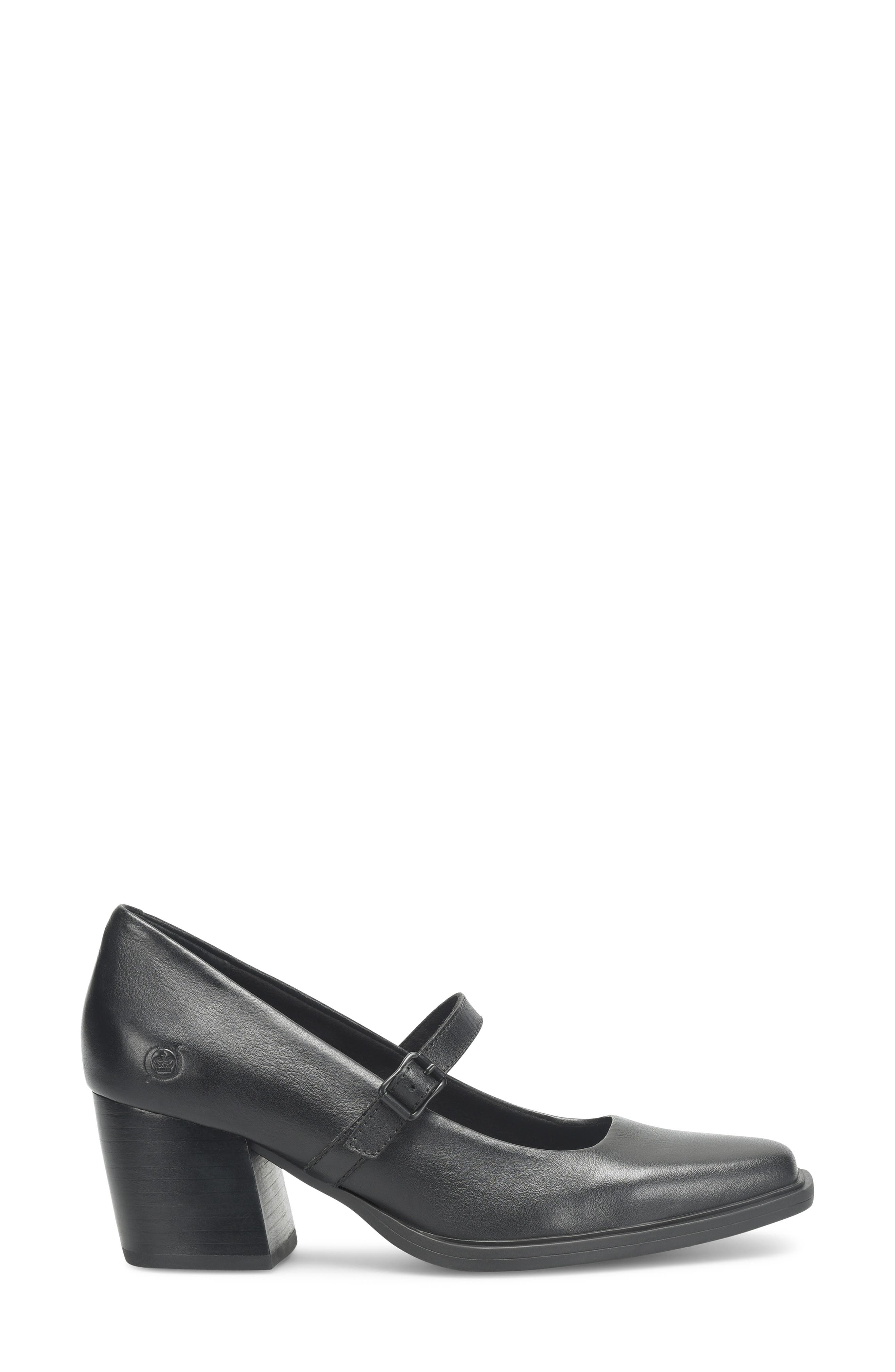 Børn Adelphi Mary Jane Pump, Alternate, color, Black Leather