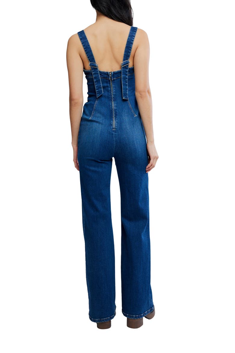 Suns Out Denim Bootcut Jumpsuit, Alternate, color, ERICA