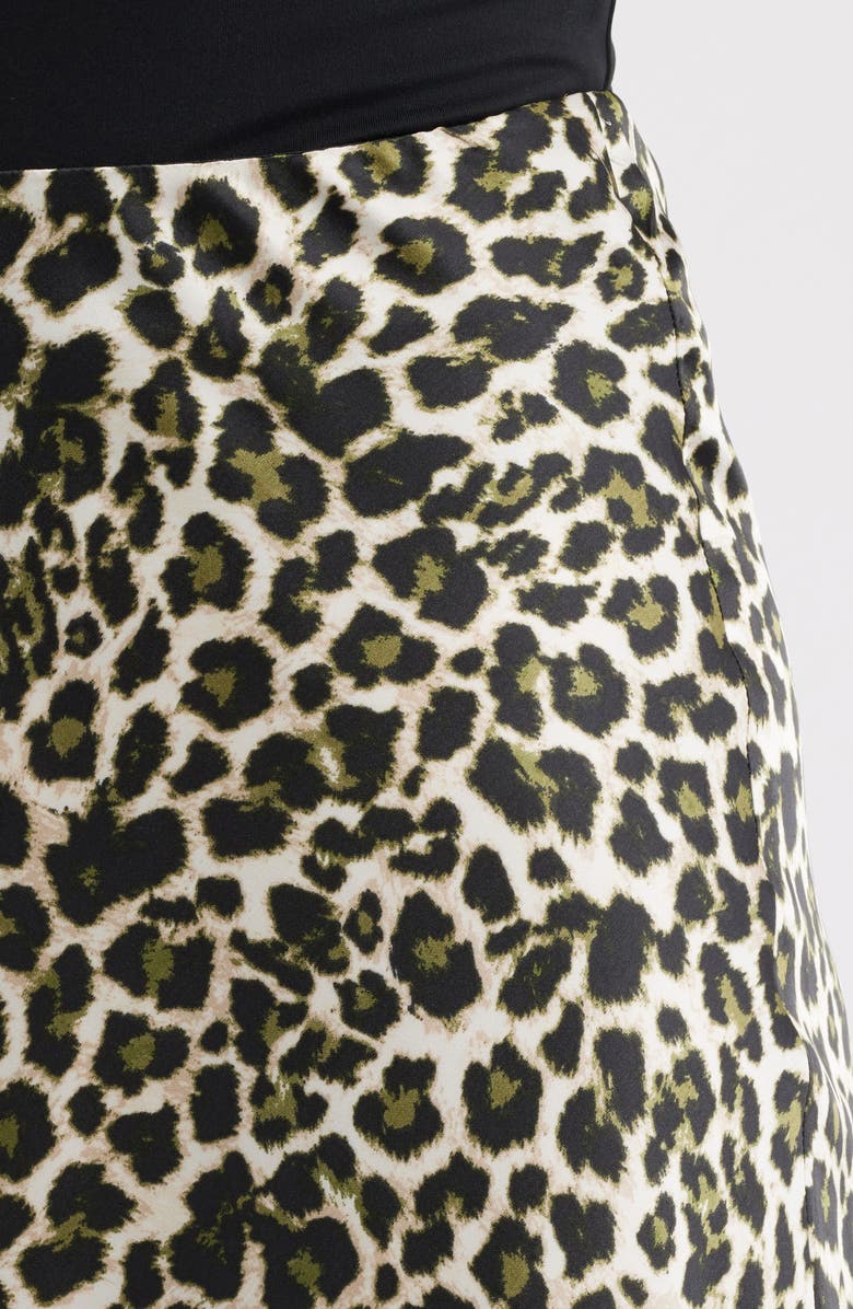 Anne Klein Print Flare Maxi Skirt, Alternate, color, Bay Leaf Multi