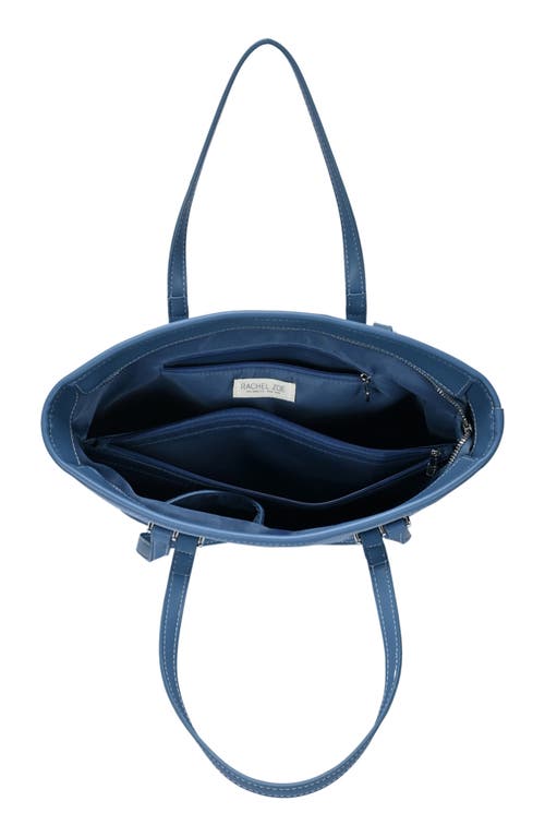 Rachel Zoe Stich Double Handle Tote Bag In Blue