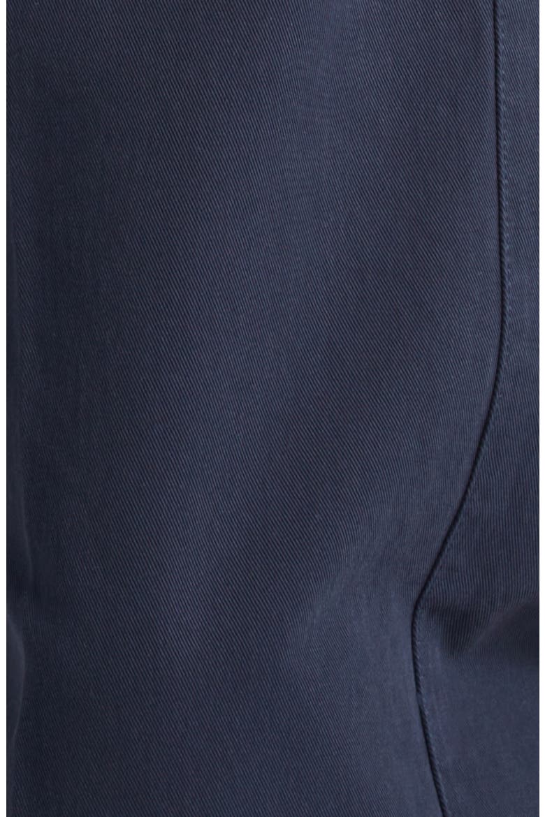 Compact Cotton Drill Wide Leg Pants, Alternate, color, NAVY