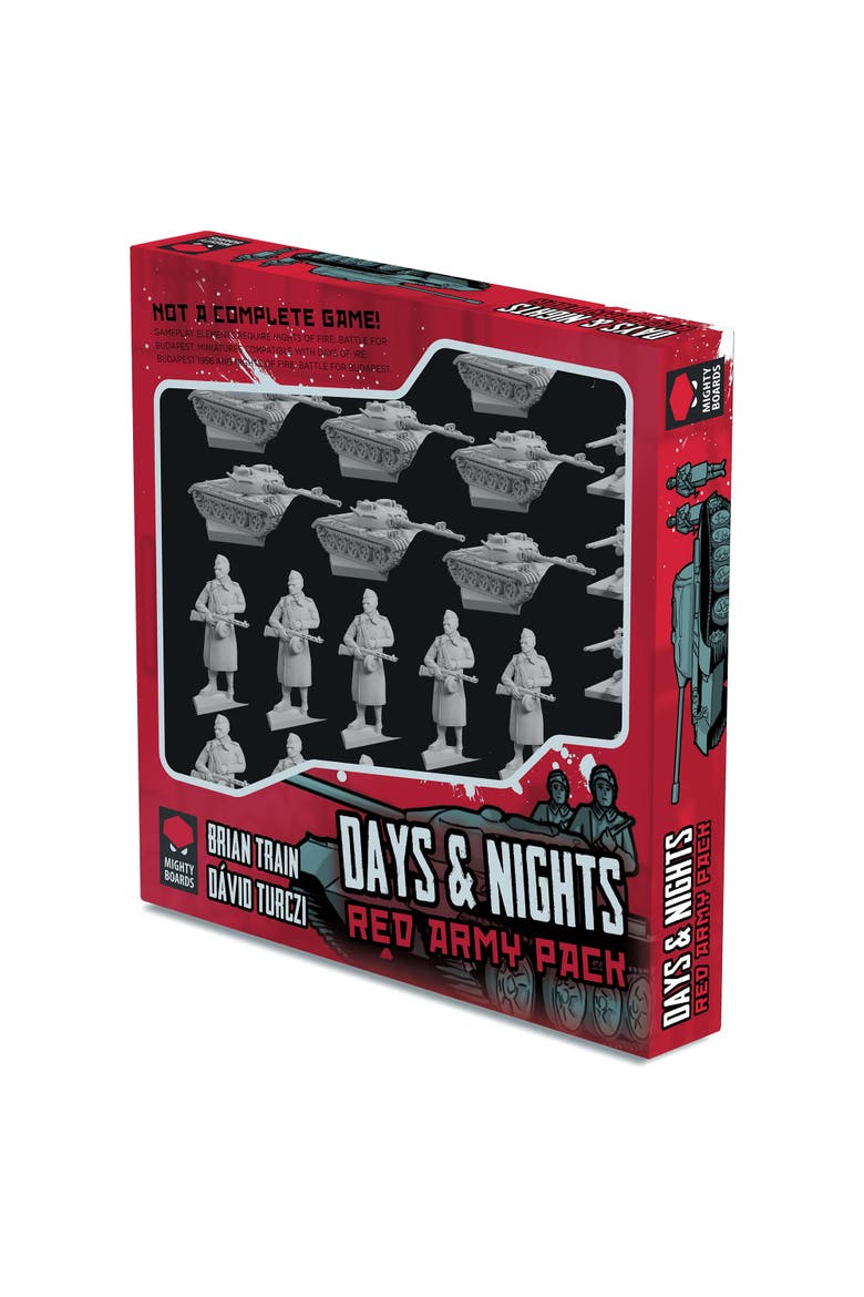 Days & Nights Red Army Expansion Card Pack Add On 28 Miniatures, Main, color, Multicolored