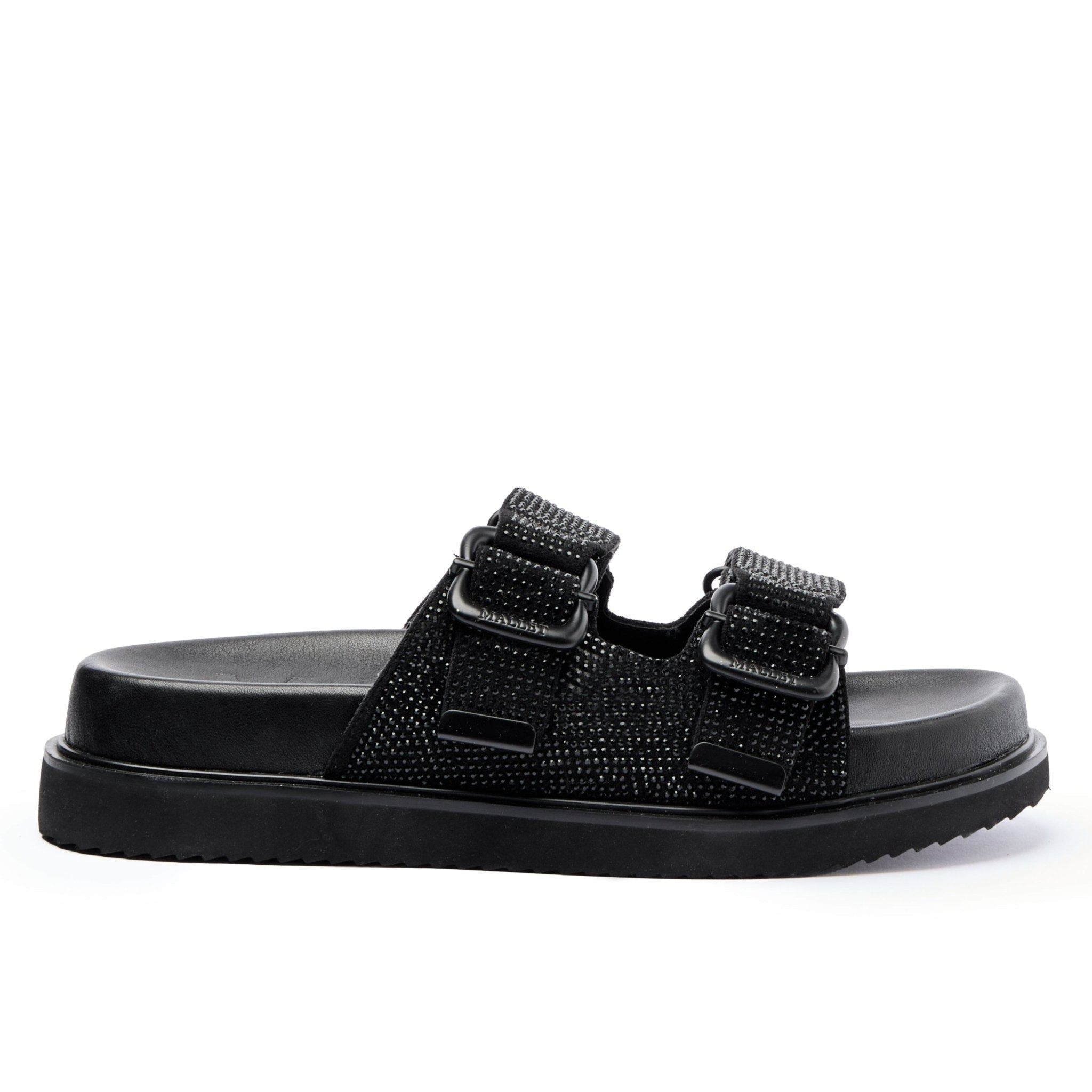 Sadie Diamante Sandals, Main, color, Black