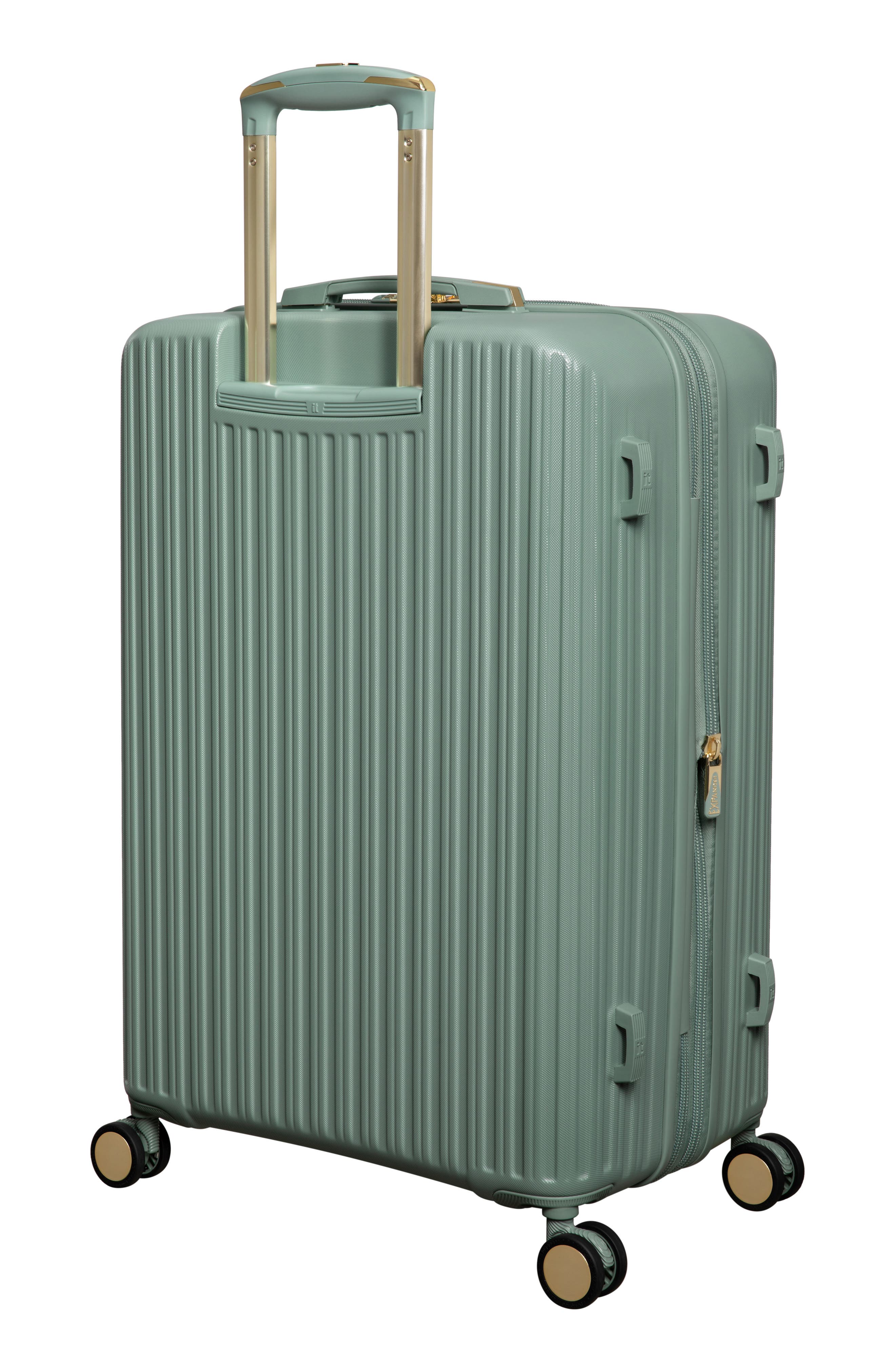 IT LUGGAGE Luxuriant 31-Inch Hardside Checked Expandable Spinner, Alternate, color, Iceberg Green