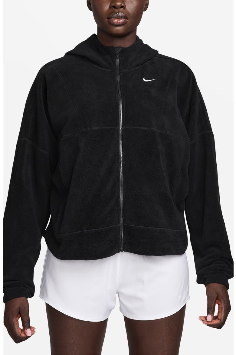 One Therma-FIT Full Zip Jacket, Main, color, BLACK/ WHITE