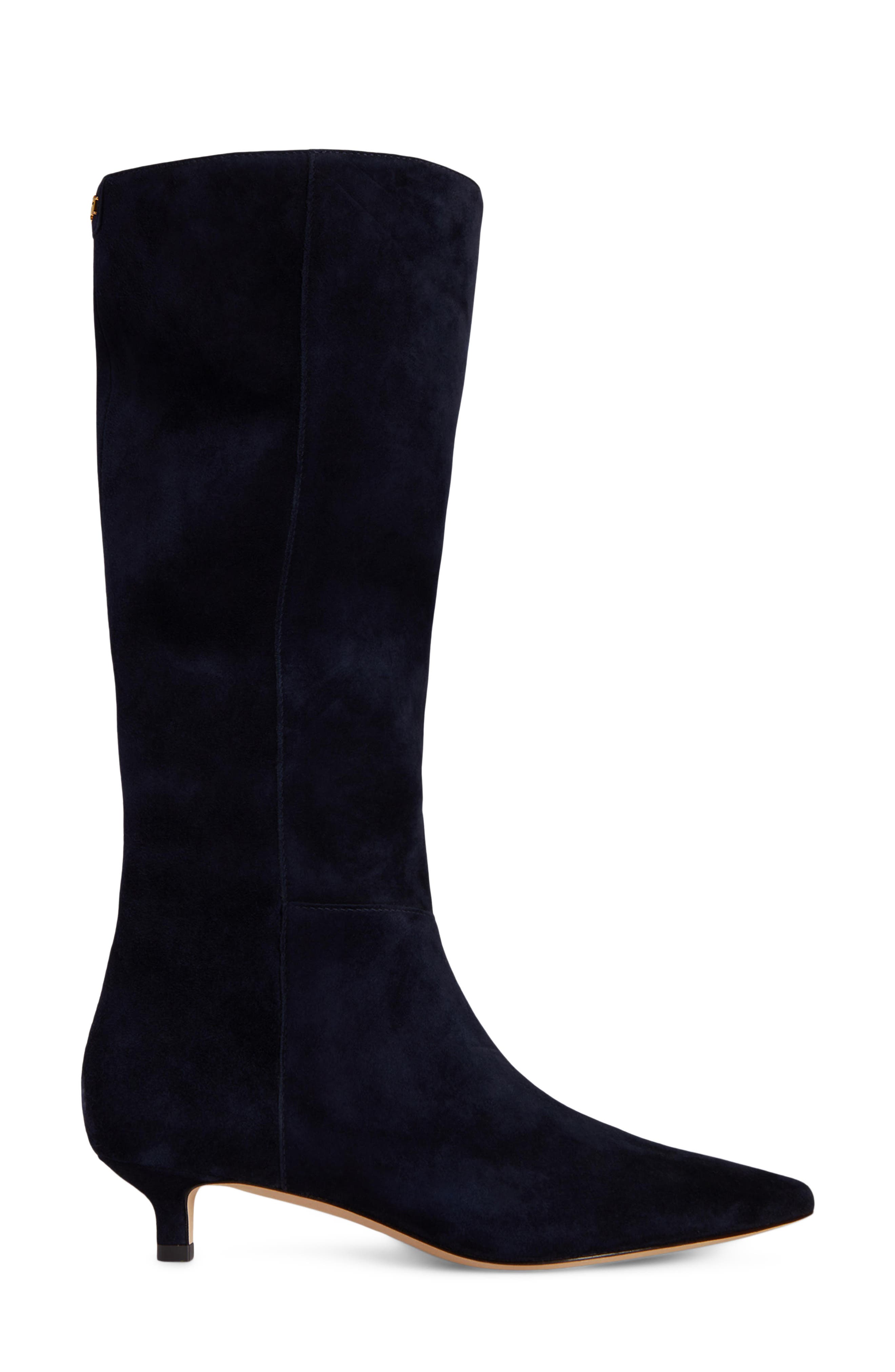 Francesca Knee High Boot, Alternate, color, LAUREN NAVY