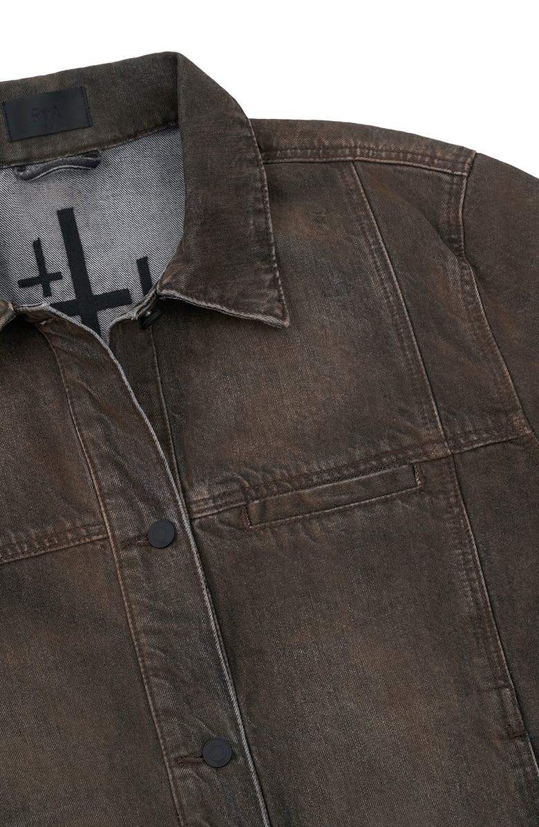 RtA Valentiano Boxy Denim Jacket, Alternate, color, 