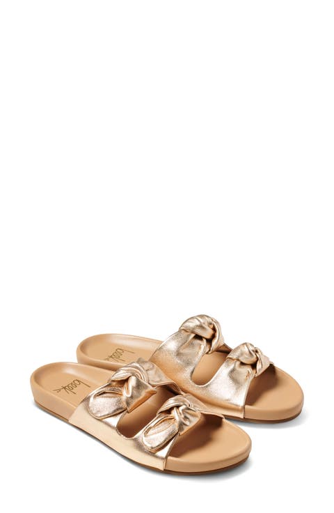 Coquette Knot Slide Sandal (Women)