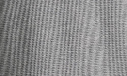 Hugo Boss Cotton-blend Pyjama T-shirt With Embroidered Logo In Medium Grey
