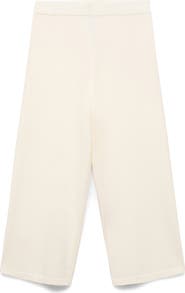 MANGO Crop Knit Pants