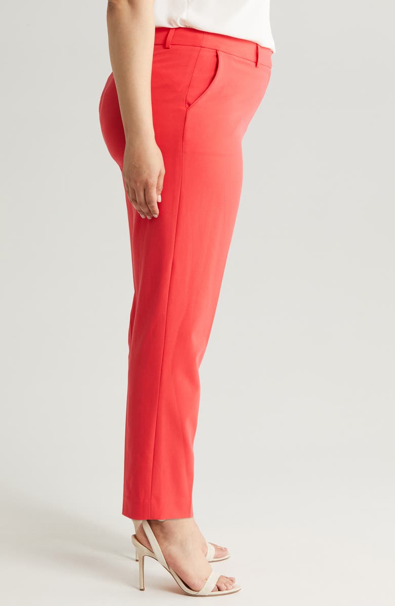 Tahari ASL Classic Pants, Alternate, color, Grenadine