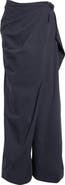 JW Anderson Fold Over Twist Wide Leg Trousers