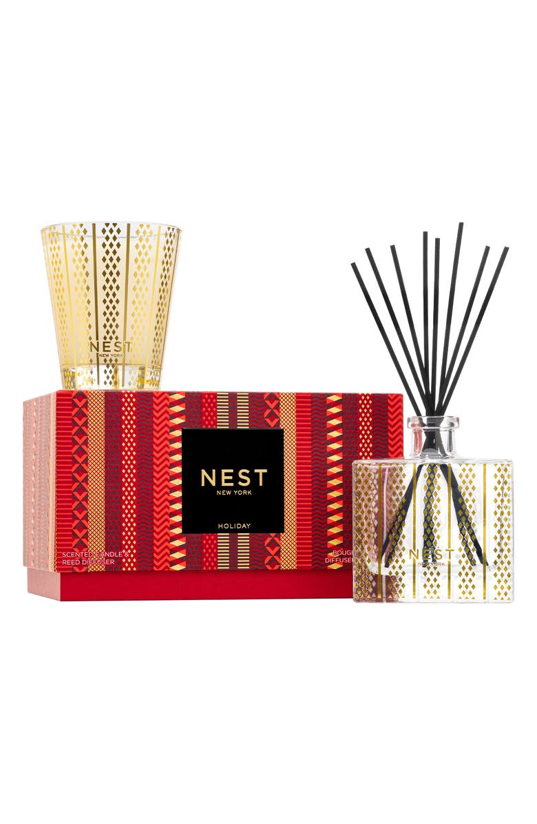NEST New York Holiday Classic Candle & Diffuser Set, Main, color,