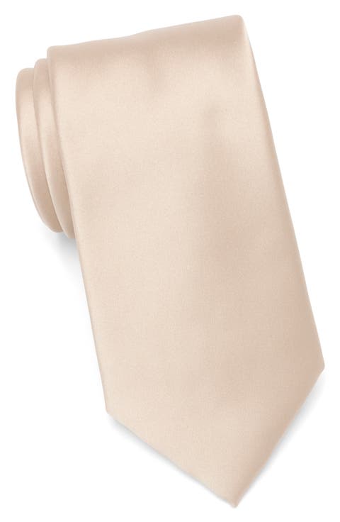 Solid Satin Tie