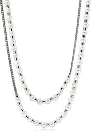 John Hardy JH Essential Freshwater Pearl Wrap Necklace, Sterling Silver, 2.5mm