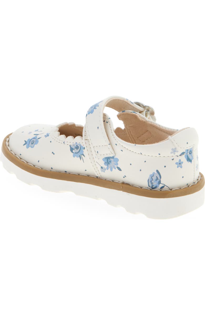 NEXT Kids' Floral Mary Jane Flat, Alternate, color, White