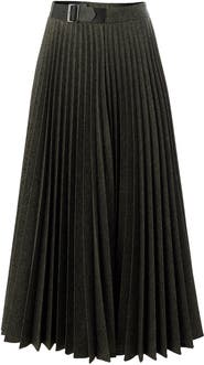 Exquise Jayda Pleated Midi Skirt