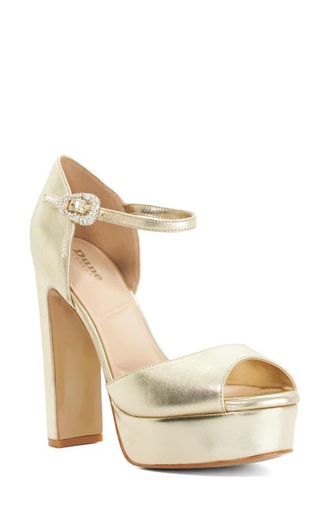 Myans Faux Leather Platform Sandal