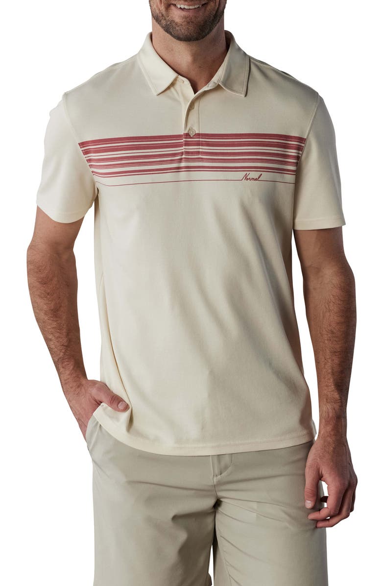 The Normal Brand Chip Piqué Polo, Main, color, 