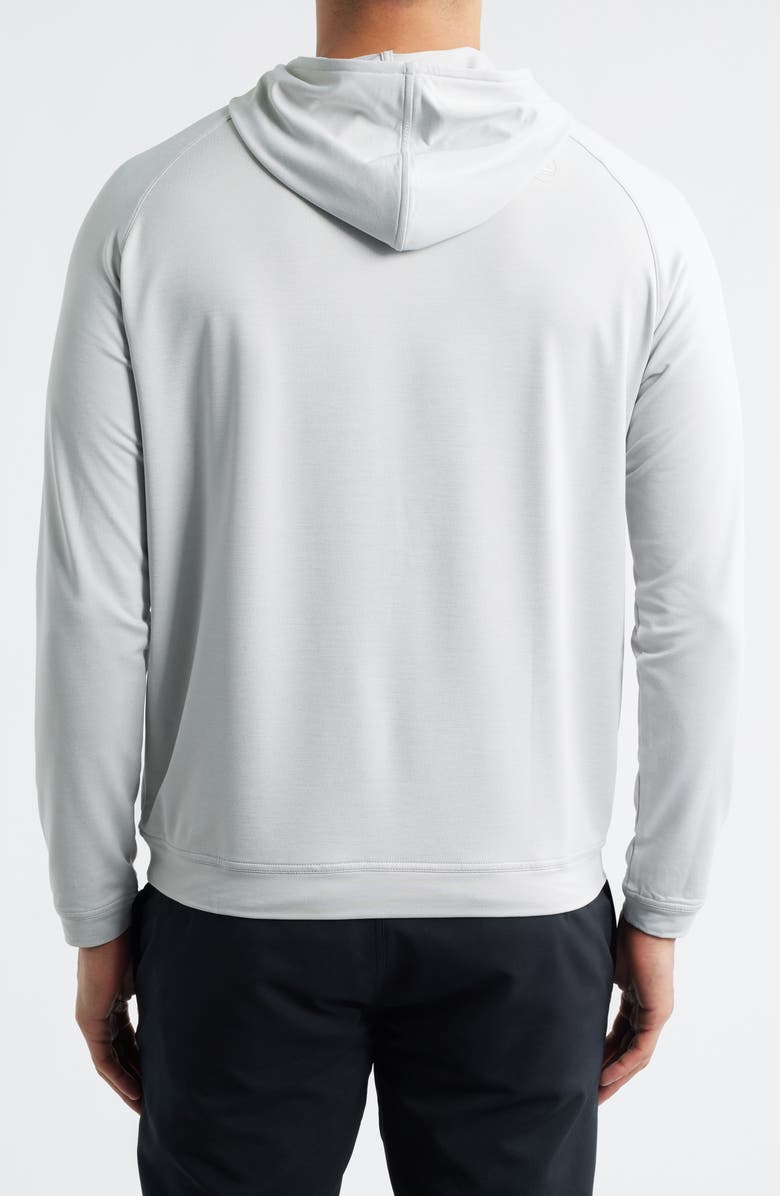 Peter Millar Pine Performance Hoodie, Alternate, color, British Grey