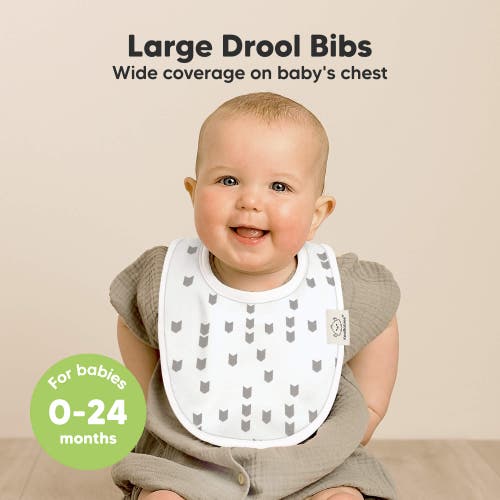 Keababies 8-pack Baby Drool Bibs In Multi